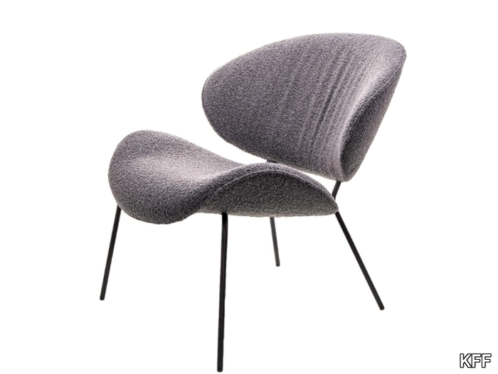 ALVARO LOUNGE - Upholstered fabric easy chair _ KFF