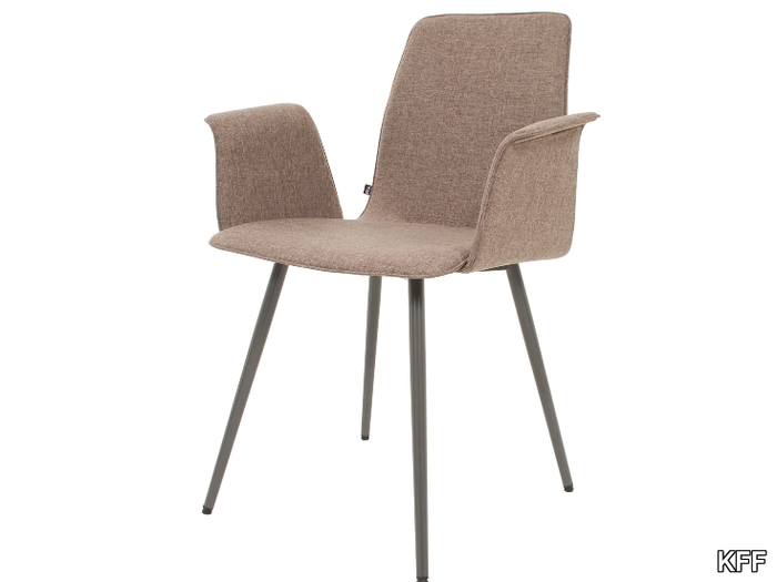 MAVERICK - Upholstered chair with armrests _ KFF