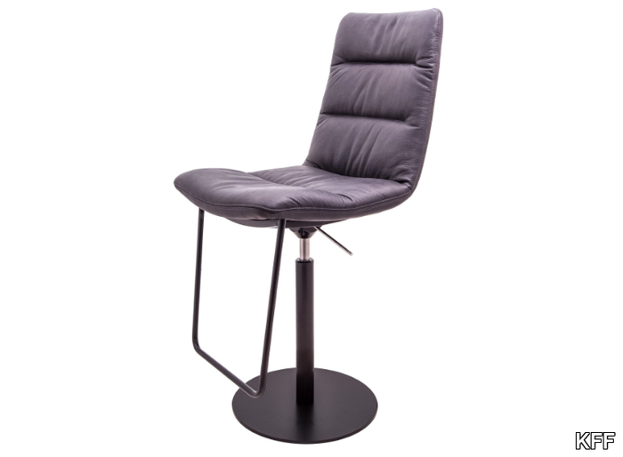 ARVA LIGHT - Barstool height-adjustable with footrest _ KFF