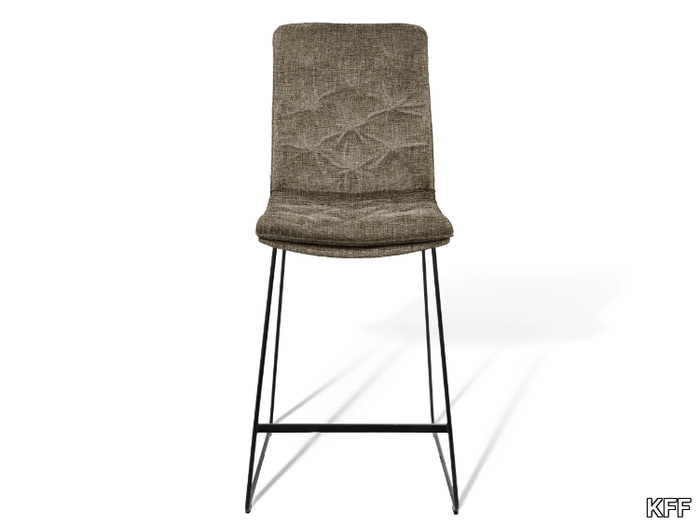 ARVA STITCH - Fabric chair with footrest _ KFF