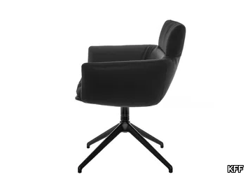 FAYE - Side chair with armrests and 4-leg-star-frame SL _ KFF