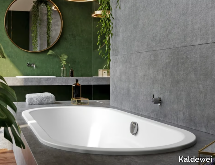 CLASSIC DUO OVAL - Built-in oval steel bathtub _ Kaldewei