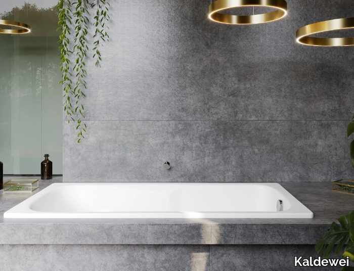 DYNA SET - Built-in rectangular steel bathtub _ Kaldewei