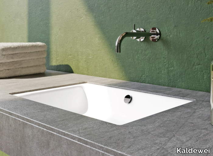 PURO - Undermount enamelled steel washbasin _ Kaldewei