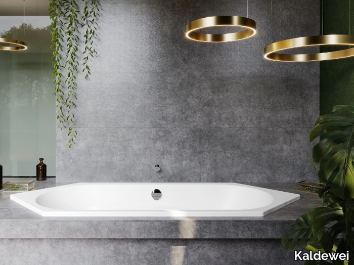 VAIO 6 - Built-in hexagonal steel bathtub _ Kaldewei