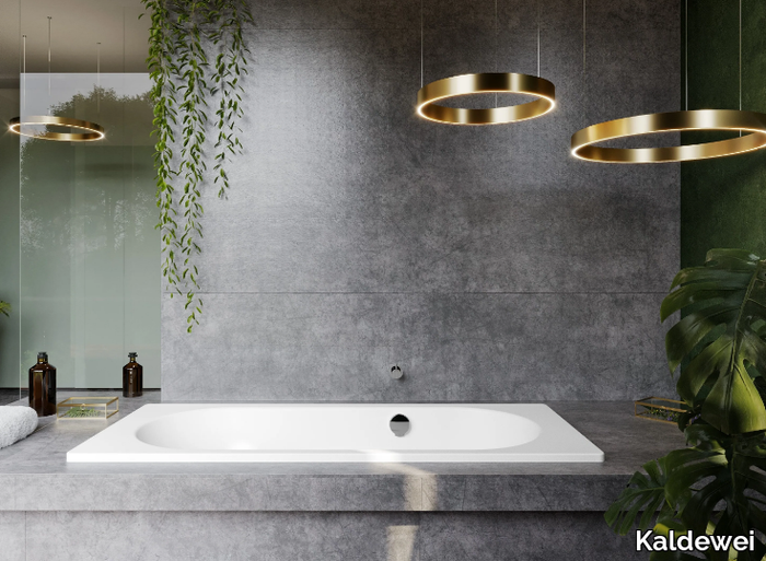 VAIO - Rectangular enamelled steel bathtub _ Kaldewei