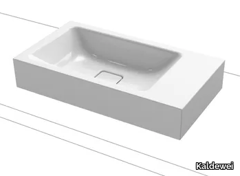 CONO - Countertop enamelled steel handrinse basin _ Kaldewei