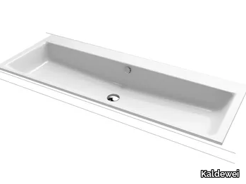 PURO DOUBLE - Inset double enamelled steel washbasin _ Kaldewei