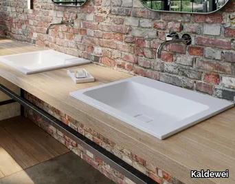 CONO - Inset enamelled steel washbasin _ Kaldewei