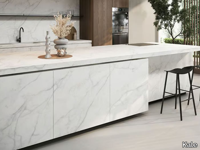 CALACATTA CALDIA - Porcelain stoneware kitchen worktop / furniture foil _ Kale