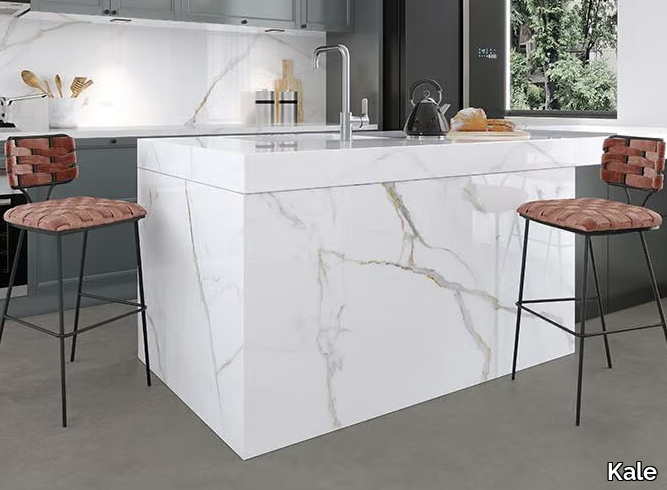 CALACATTA UNIQUE - Porcelain stoneware kitchen worktop / furniture foil _ Kale