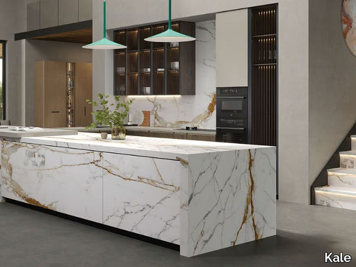 GOLDEN HOUR - Porcelain stoneware kitchen worktop / furniture foil _ Kale