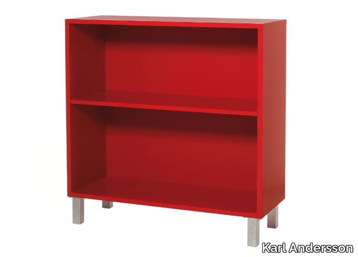 2K-SKÅP - Sectional modular wood veneer shelving unit _ Karl Andersson