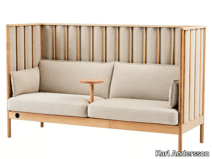 ONDULÉ - 3 seater high-back wooden sofa _ Karl Andersson