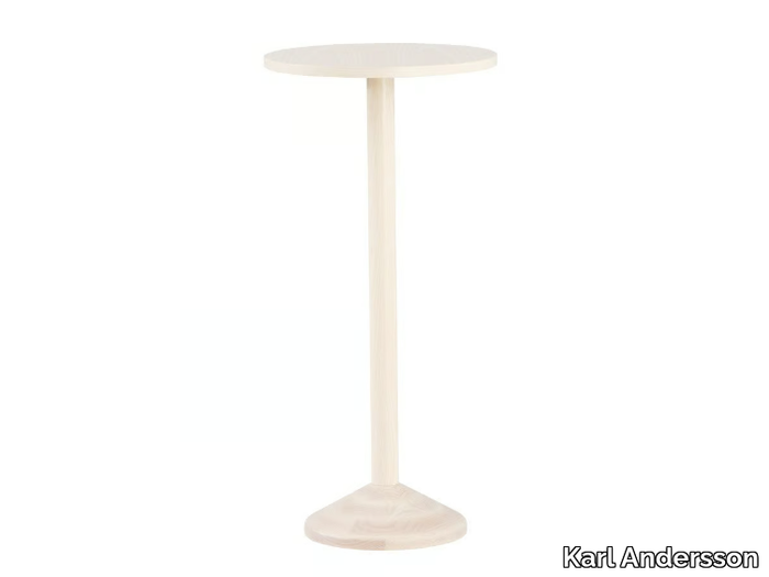 PIVÅ PV3 - H90cm - Round wooden high table _ Karl Andersson