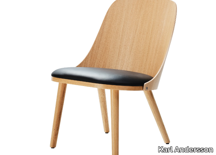 SANDER CONFERENCE - Wooden chair with integrated cushion _ Karl Andersson