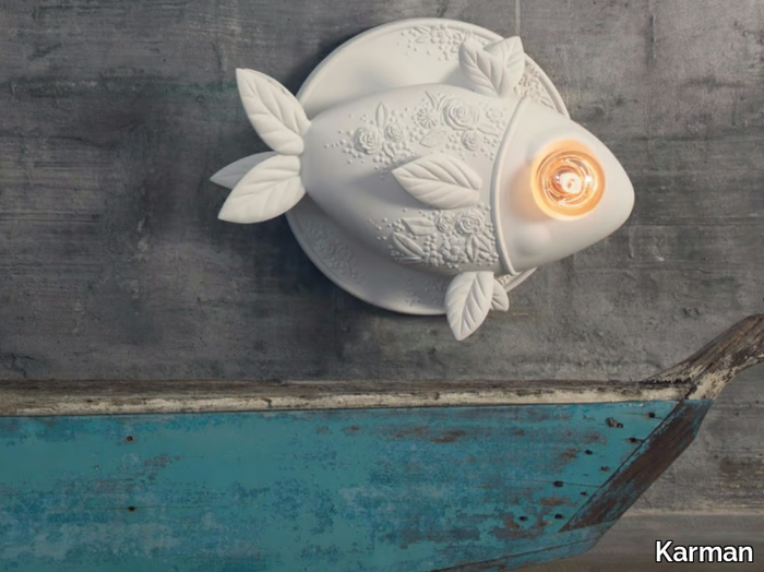 APRILE - White-paste wall light _ Karman