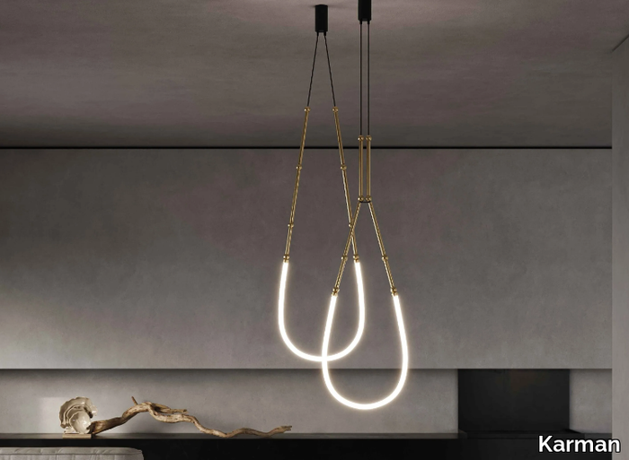 LEDA - LED aluminium pendant lamp _ Karman