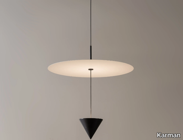 STRALUNATA - LED aluminium pendant lamp _ Karman