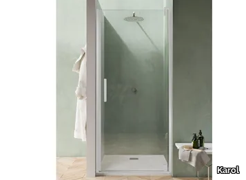 BLACKBERRY QF - Niche shower cabin with pivot door _ Karol