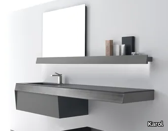 KUT 02 - Wall-mounted vanity unit _ Karol