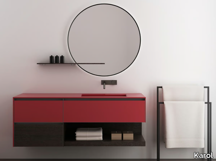 TOSCA 04 - Single vanity unit with drawers _ Karol