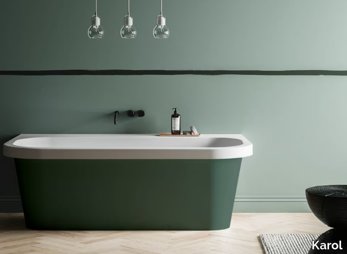 TROCADERO - Oval Kstone bathtub _ Karol