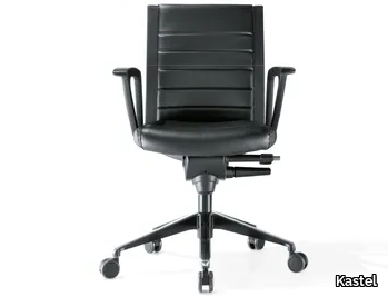 KOSMO - Swivel office chair with armrests with 5-Spoke base _ Kastel