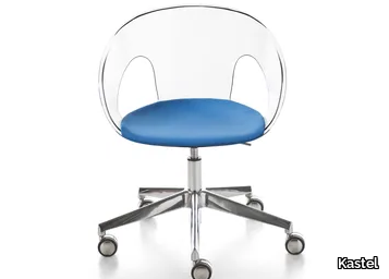 KRIZIA - Height-adjustable office chair with 5-Spoke base _ Kastel