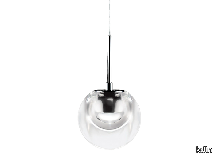 DEW - LED glass and aluminium pendant lamp _ KDLN