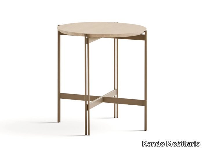 DUO - Round side table _ Kendo Mobiliario