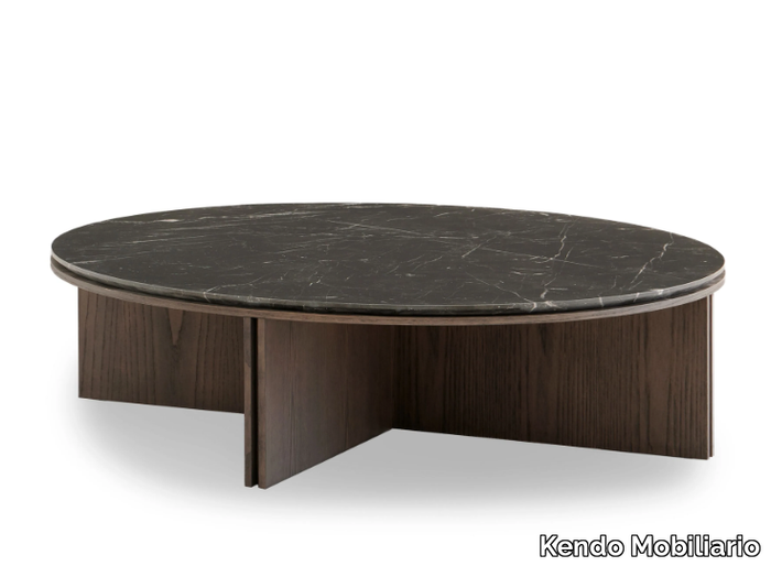 SLOT ROUND - Round coffee table _ Kendo Mobiliario