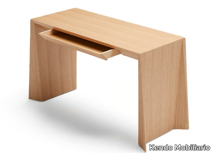 NARUK - Rectangular writing desk with drawer _ Kendo Mobiliario