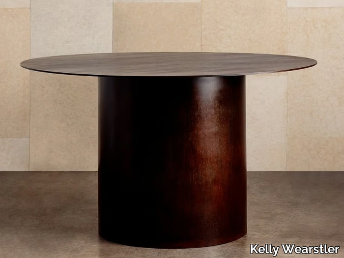 EBELL - Round steel dining table _ Kelly Wearstler