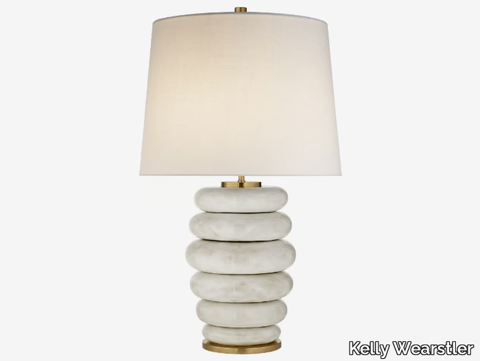 PHOEBE STACKED TABLE LAMP - Ceramic table lamp _ Kelly Wearstler