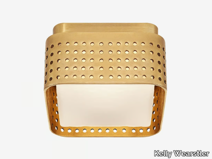 PRECISION PETITE FLUSH MOUNT - LED metal ceiling lamp _ Kelly Wearstler