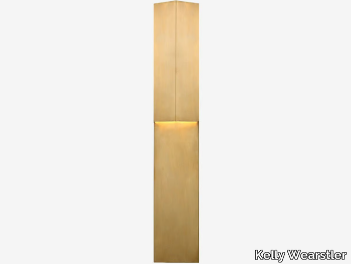 REGA 30" FOLDED SCONCE - LED metal wall lamp _ Kelly Wearstler