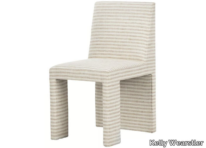 THAYER - Upholstered fabric chair _ Kelly Wearstler