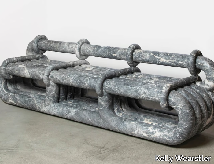 NUDO - 3 seater marble sofa _ Kelly Wearstler