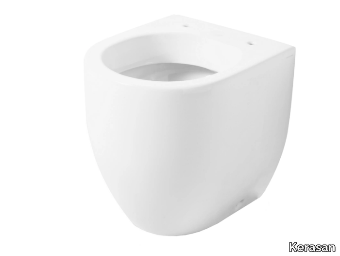 FLO 3114 - Compact Floor mounted ceramic toilet _ Kerasan