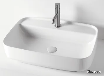 TRIBECA 5140 - Countertop ceramic washbasin _ Kerasan