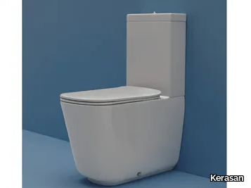 TRIBECA 5117 - Close coupled ceramic toilet _ Kerasan