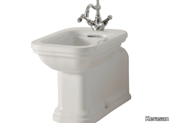 WALDORF 4120 - Floor mounted ceramic bidet _ Kerasan