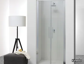 GL6 - Niche shower cabin with hinged door _ Kinedo