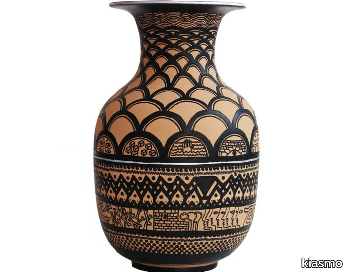 VEIA III - Terracotta vase _ kiasmo