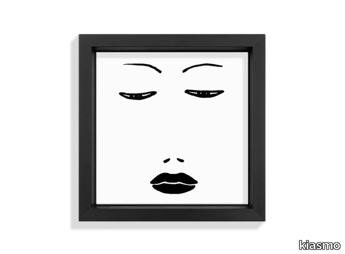 FACES VII - Ceramic tile with frame _ kiasmo