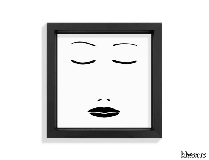 FACES XI - Ceramic tile with frame _ kiasmo