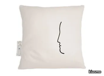 NOTES V - Square linen cushion _ kiasmo
