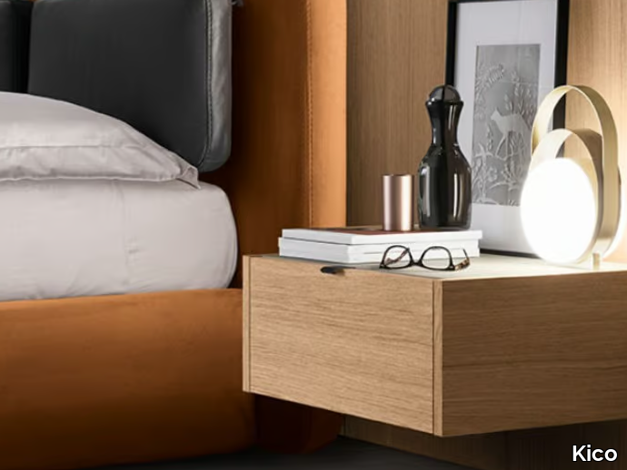 FILO - Rectangular wooden bedside table _ Kico