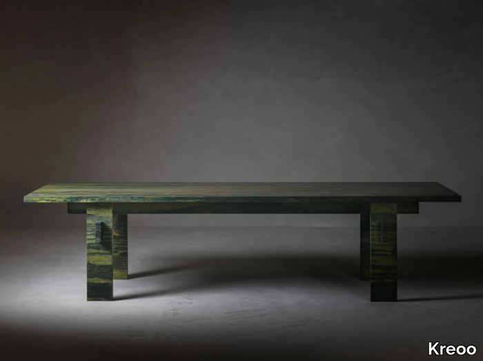 MAJESTY - Rectangular marble table _ Kreoo